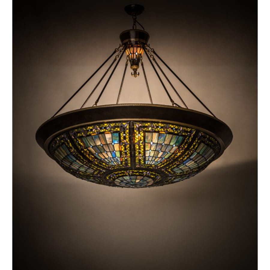 Meyda Tiffany Fleur-de-lis 8 Light 45" Wide Pendant