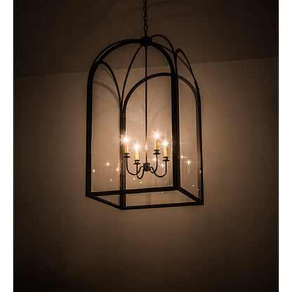 Meyda Tiffany Perin 4 Light 34" Wide Taper Candle Pendant