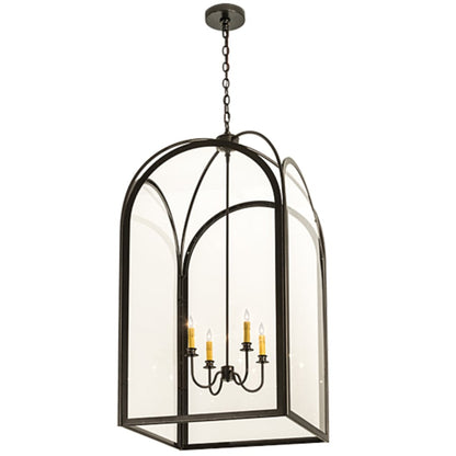 Meyda Tiffany Perin 4 Light 34" Wide Taper Candle Pendant