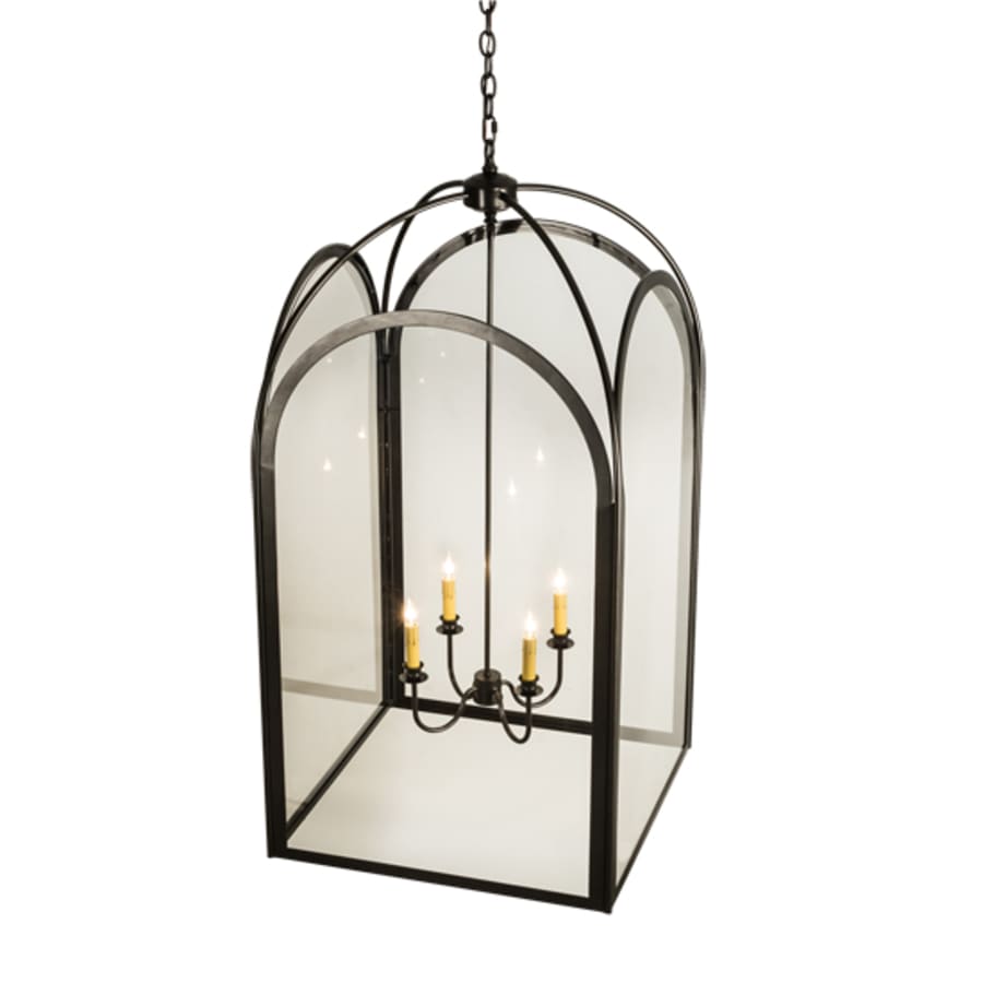 Meyda Tiffany Perin 4 Light 34" Wide Taper Candle Pendant