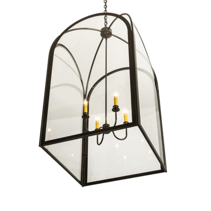 Meyda Tiffany Perin 4 Light 34" Wide Taper Candle Pendant