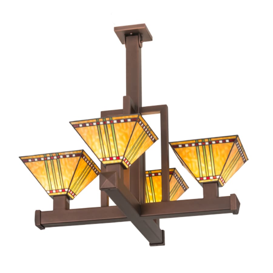 Meyda Tiffany Prairie Corn 4 Light 32" Wide Pendant