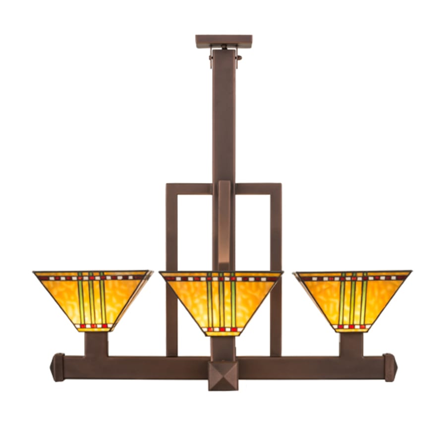 Meyda Tiffany Prairie Corn 4 Light 32" Wide Pendant