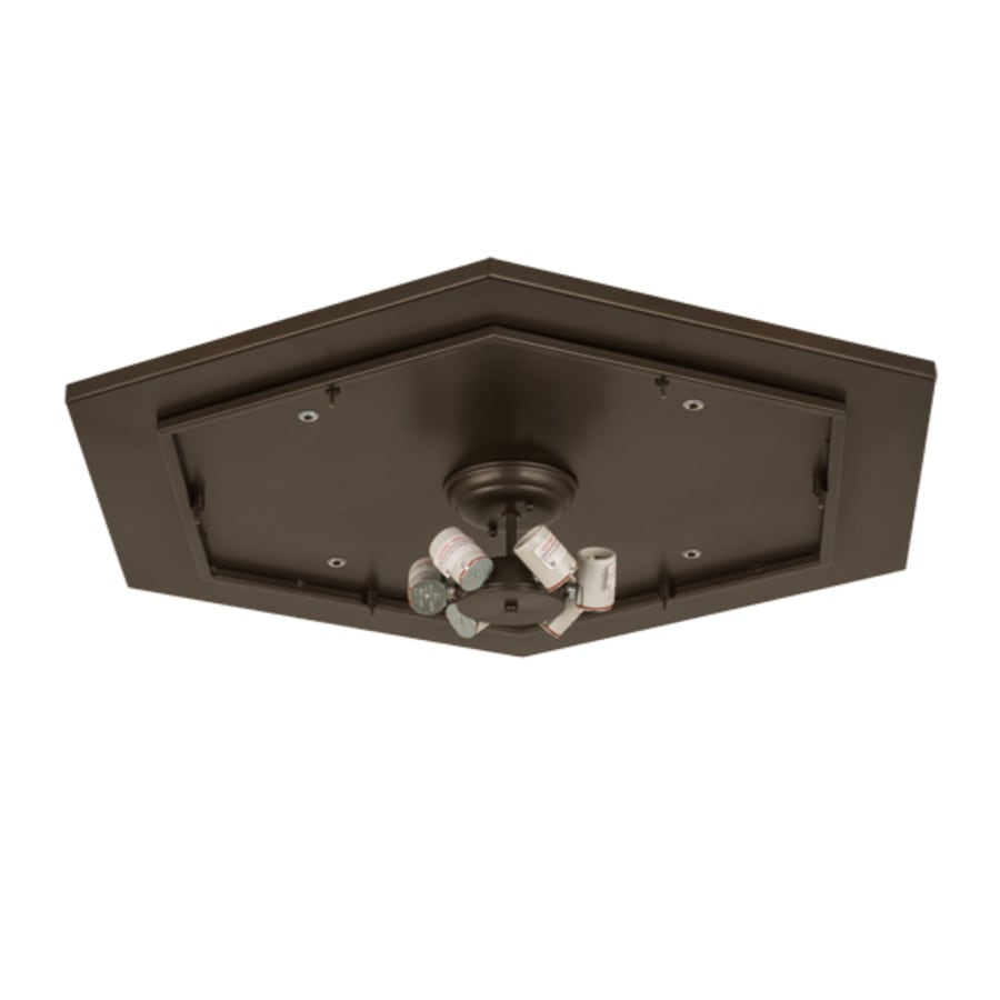 Meyda Tiffany Sonoma 6 Light 36" Wide Flush Mount Ceiling Fixture - Bronze Finish