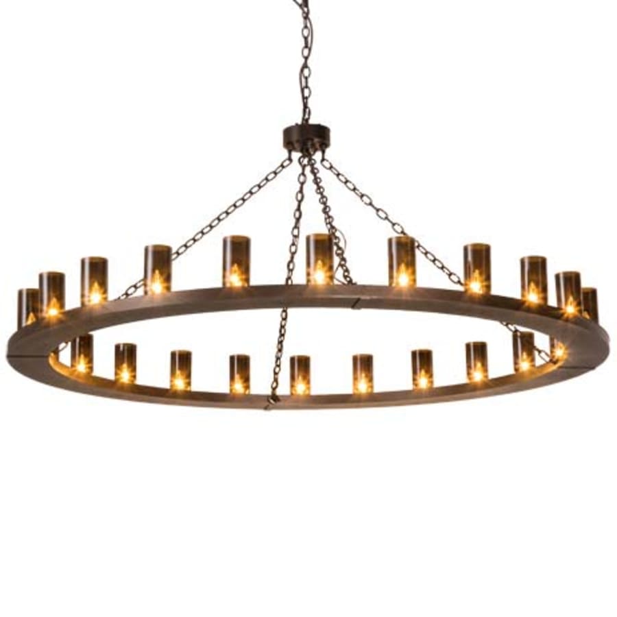 Meyda Tiffany Loxley 24 Light 72" Wide Ring Chandelier