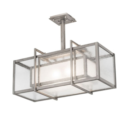 Meyda Tiffany Nelson 2 Light 27" Wide Linear Pendant