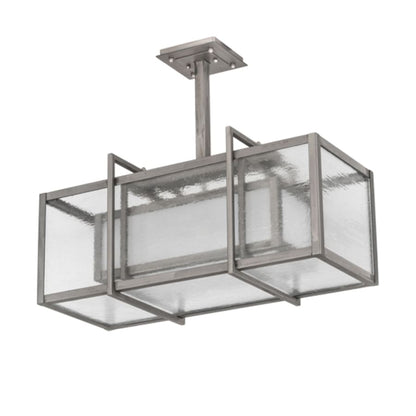 Meyda Tiffany Nelson 2 Light 27" Wide Linear Pendant