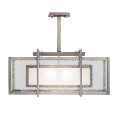 Meyda Tiffany Nelson 2 Light 27" Wide Linear Pendant