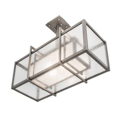 Meyda Tiffany Nelson 2 Light 27" Wide Linear Pendant