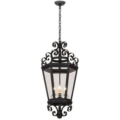 Meyda Tiffany Cadenza 4 Light 18" Wide Taper Candle Pendant