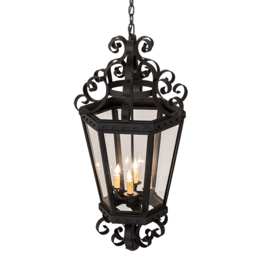 Meyda Tiffany Cadenza 4 Light 18" Wide Taper Candle Pendant