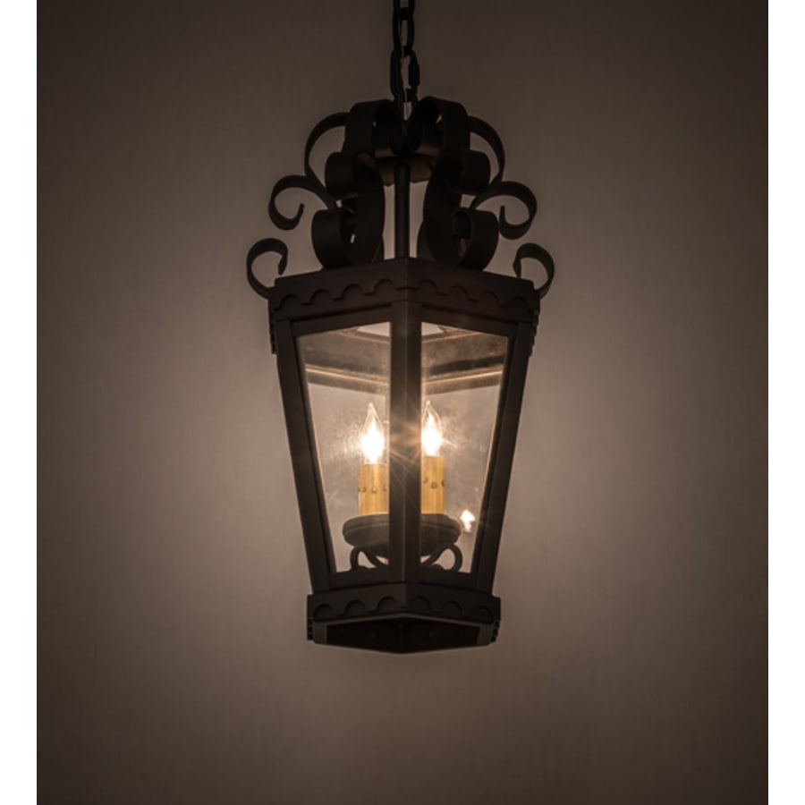 Meyda Tiffany Cadenza 2 Light 10" Wide Taper Candle Pendant