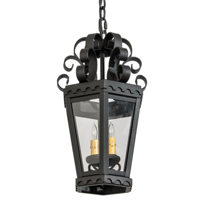 Meyda Tiffany Cadenza 2 Light 10" Wide Taper Candle Pendant