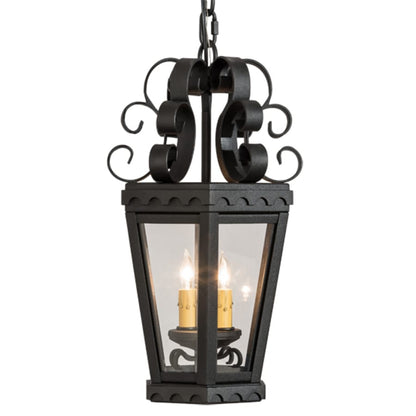 Meyda Tiffany Cadenza 2 Light 10" Wide Taper Candle Pendant