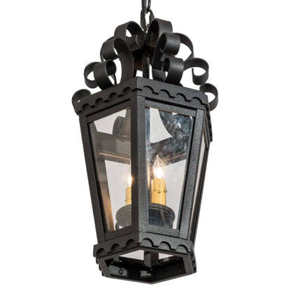 Meyda Tiffany Cadenza 2 Light 10" Wide Taper Candle Pendant