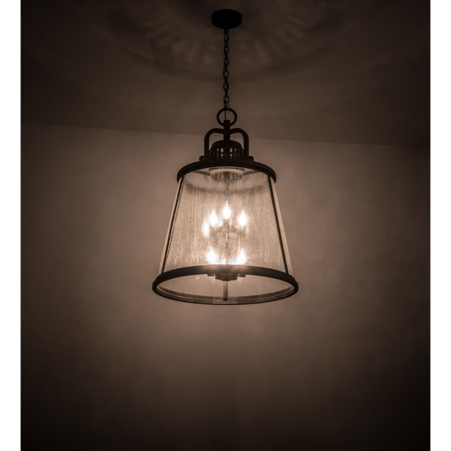 Meyda Tiffany Steadman 6 Light 26" Wide Taper Candle Pendant