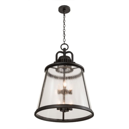 Meyda Tiffany Steadman 6 Light 26" Wide Taper Candle Pendant