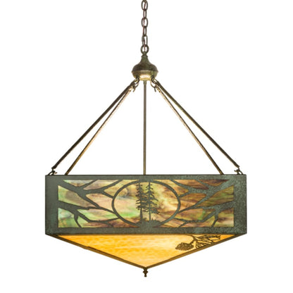 Meyda Tiffany Balsam Pine 6 Light 40" Wide Pendant