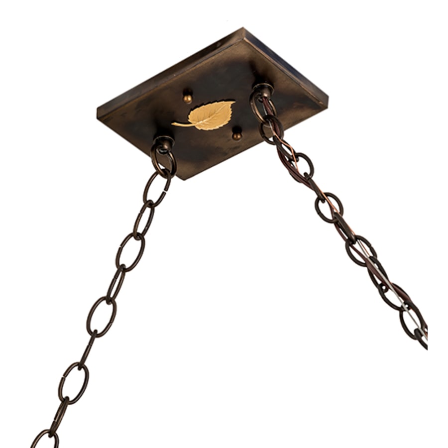 Meyda Tiffany 9 Light 61" Wide Billiard Linear Pendant