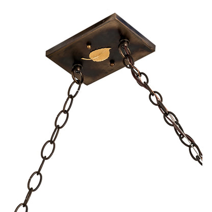 Meyda Tiffany 9 Light 61" Wide Billiard Linear Pendant