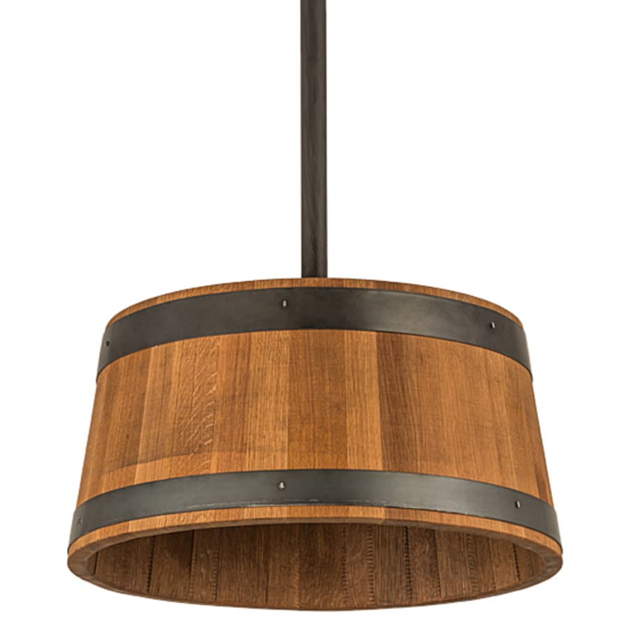 Meyda Tiffany 3 Light 25" Wide Wood Pendant