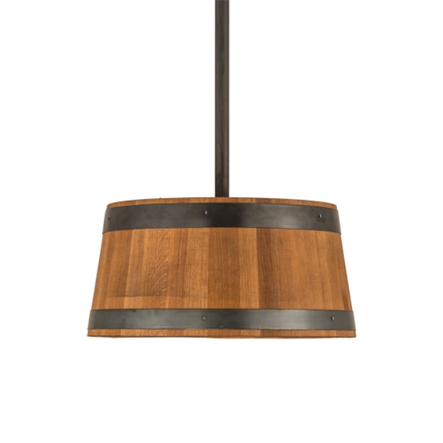 Meyda Tiffany 3 Light 25" Wide Wood Pendant