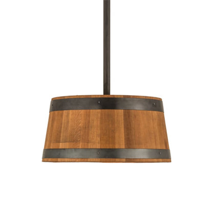Meyda Tiffany 3 Light 25" Wide Wood Pendant