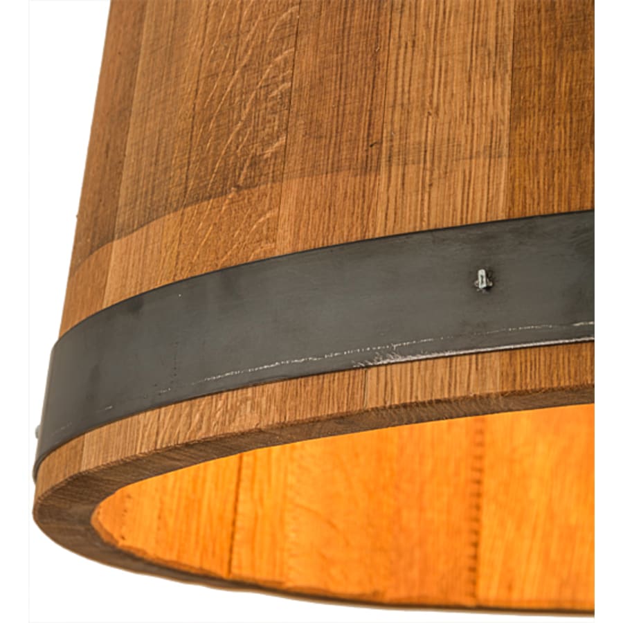 Meyda Tiffany 3 Light 25" Wide Wood Pendant