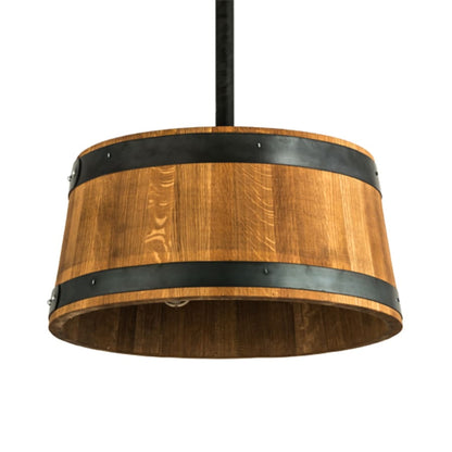 Meyda Tiffany 3 Light 25" Wide Wood Pendant