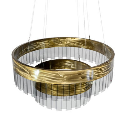 Meyda Tiffany 2 Light 43" Wide Suspension Pendant