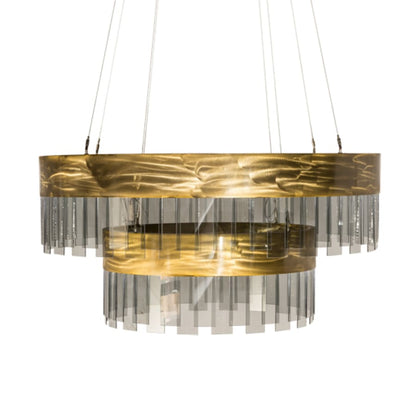 Meyda Tiffany 2 Light 43" Wide Suspension Pendant