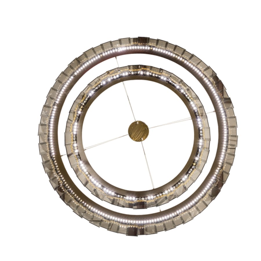 Meyda Tiffany 2 Light 43" Wide Suspension Pendant