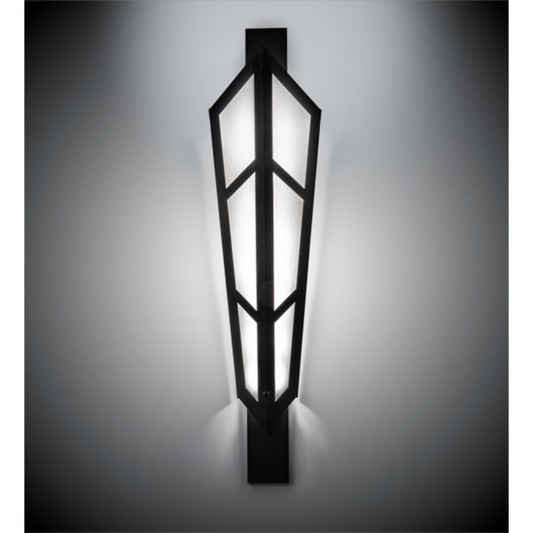 Meyda Tiffany Deep Polaris 8 Light 79" Tall Wall Sconce