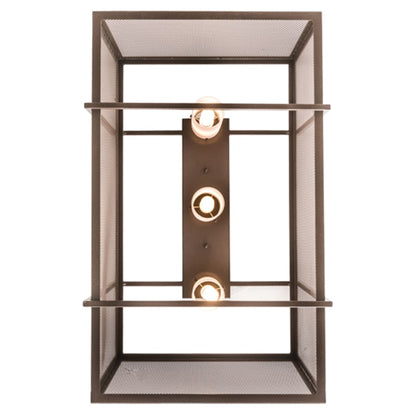 Meyda Tiffany Kitzi Golpe 3 Light 32" Wide Flush Mount Ceiling Fixture