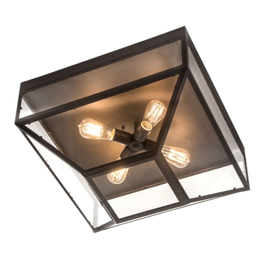 Meyda Tiffany Mission Prime 4 Light 28" Wide Flush Mount Ceiling Fixture