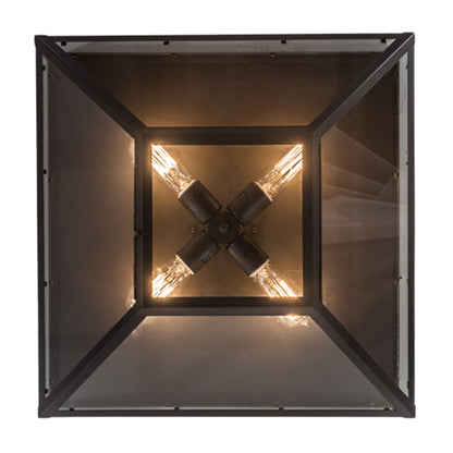 Meyda Tiffany Mission Prime 4 Light 28" Wide Flush Mount Ceiling Fixture