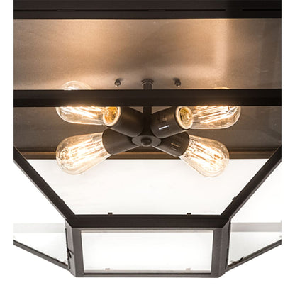 Meyda Tiffany Mission Prime 4 Light 28" Wide Flush Mount Ceiling Fixture