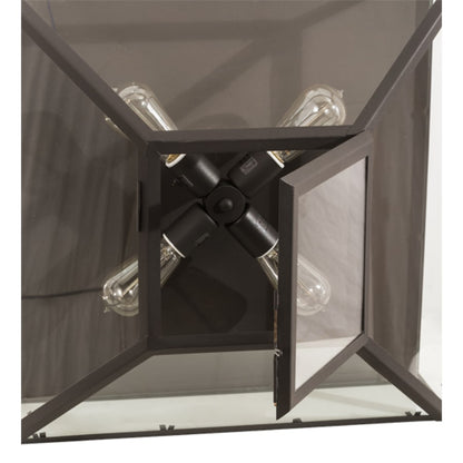 Meyda Tiffany Mission Prime 4 Light 28" Wide Flush Mount Ceiling Fixture