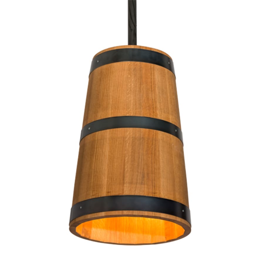 Meyda Tiffany 3 Light 17" Wide Wood Pendant