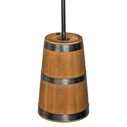 Meyda Tiffany 3 Light 17" Wide Wood Pendant