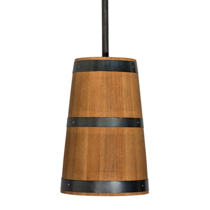 Meyda Tiffany 3 Light 17" Wide Wood Pendant