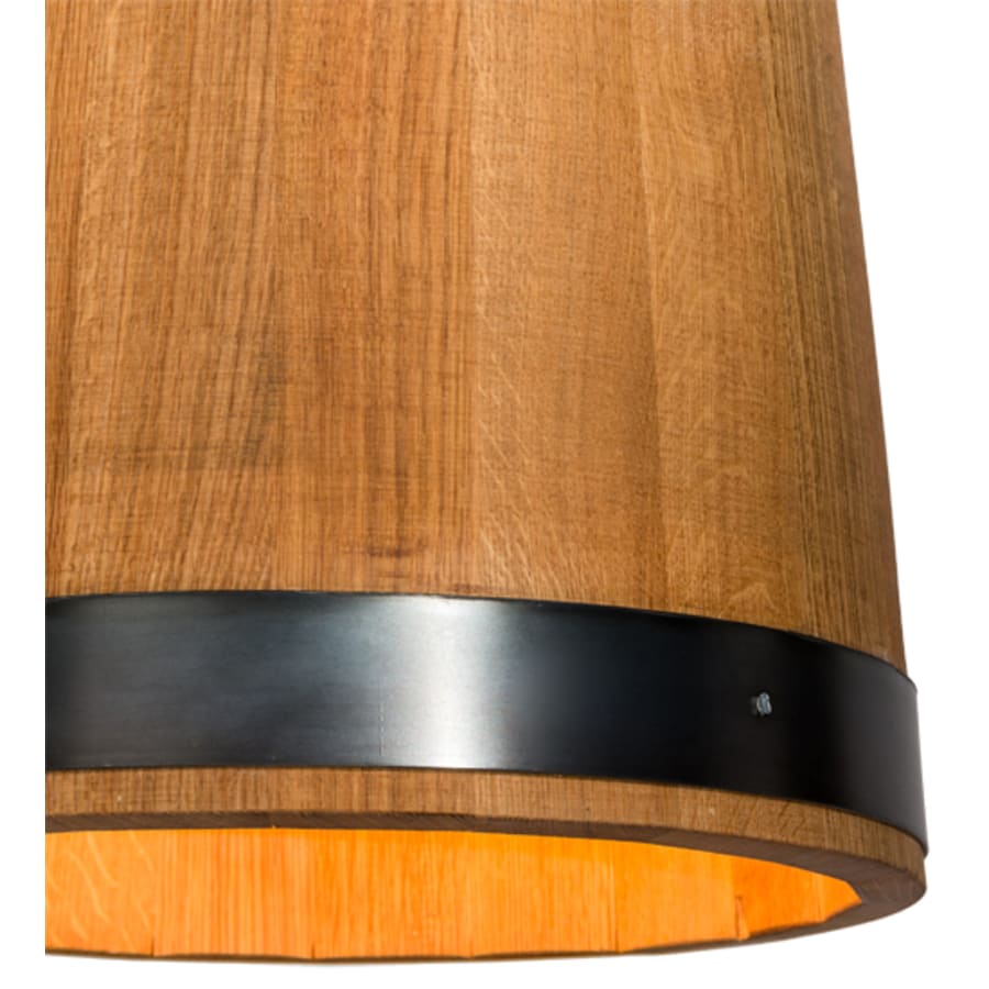 Meyda Tiffany 3 Light 17" Wide Wood Pendant
