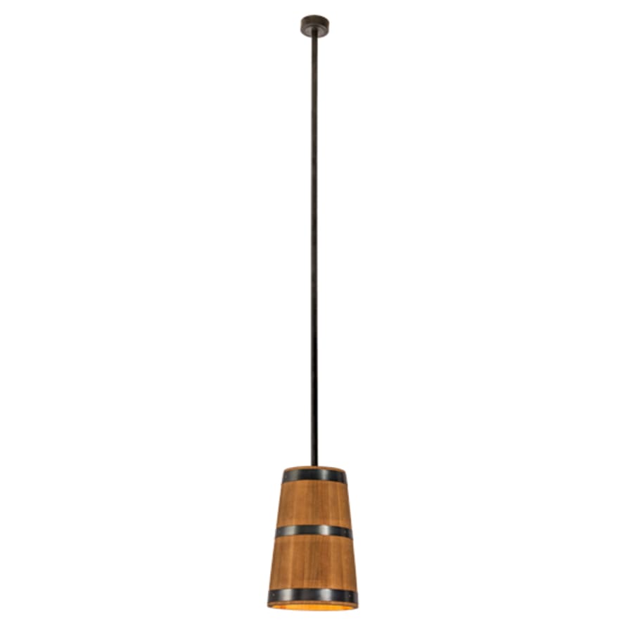 Meyda Tiffany 3 Light 17" Wide Wood Pendant