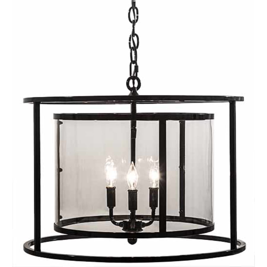 Meyda Tiffany 3 Light 22" Wide Taper Candle Pendant