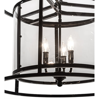Meyda Tiffany 3 Light 22" Wide Taper Candle Pendant