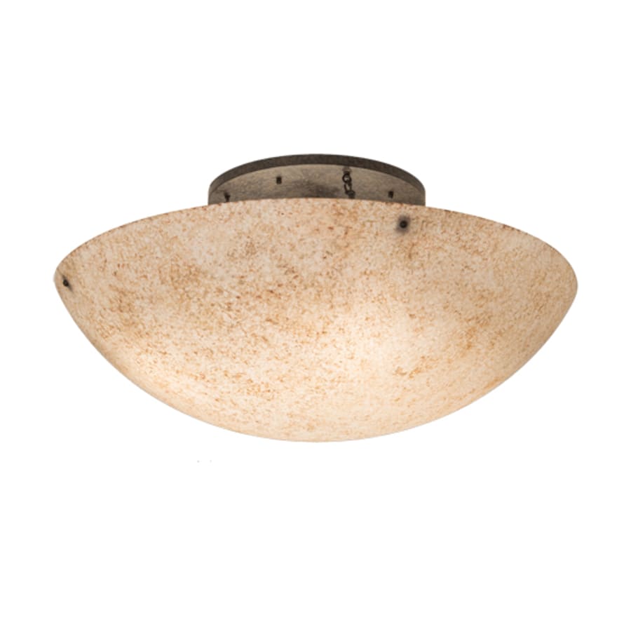 Meyda Tiffany Artesia 8 Light 48" Wide Semi-Flush Bowl Ceiling Fixture - Bronze Finish