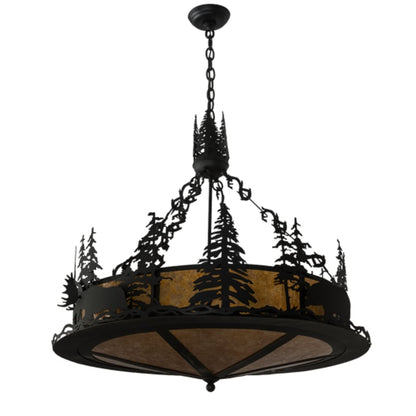 Meyda Tiffany 4 Light 34" Wide Abstract Pendant