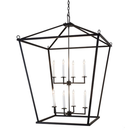 Meyda Tiffany 8 Light 51" Wide Taper Candle Pendant