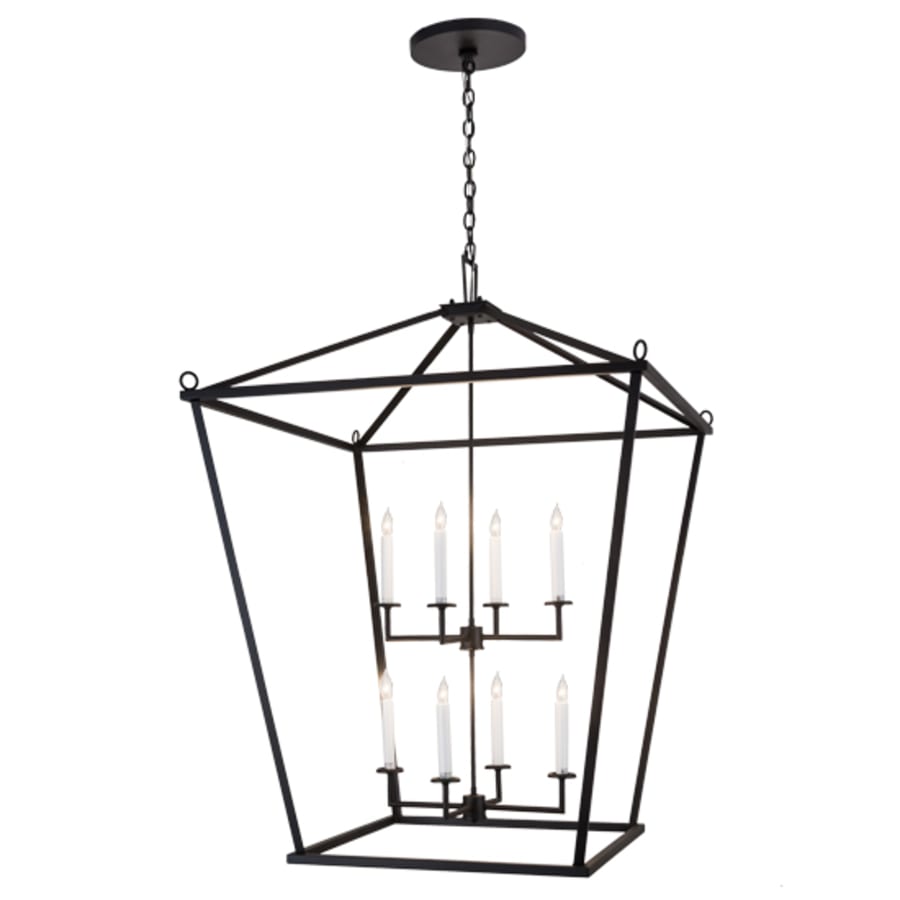 Meyda Tiffany 8 Light 51" Wide Taper Candle Pendant