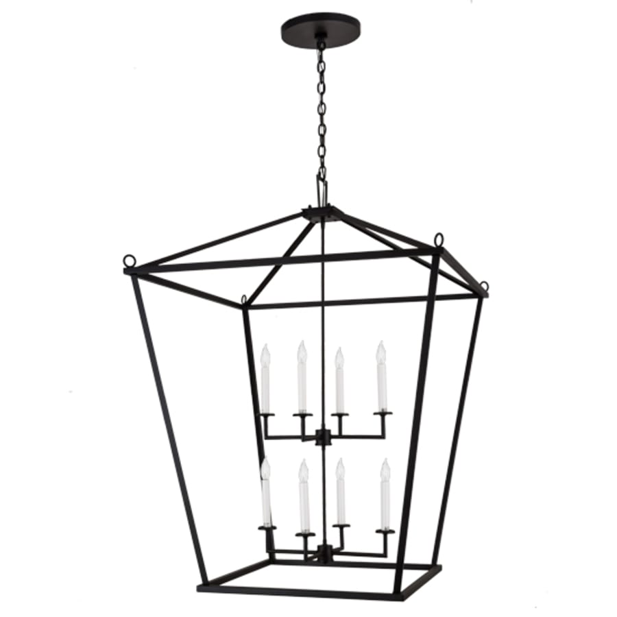 Meyda Tiffany 8 Light 51" Wide Taper Candle Pendant